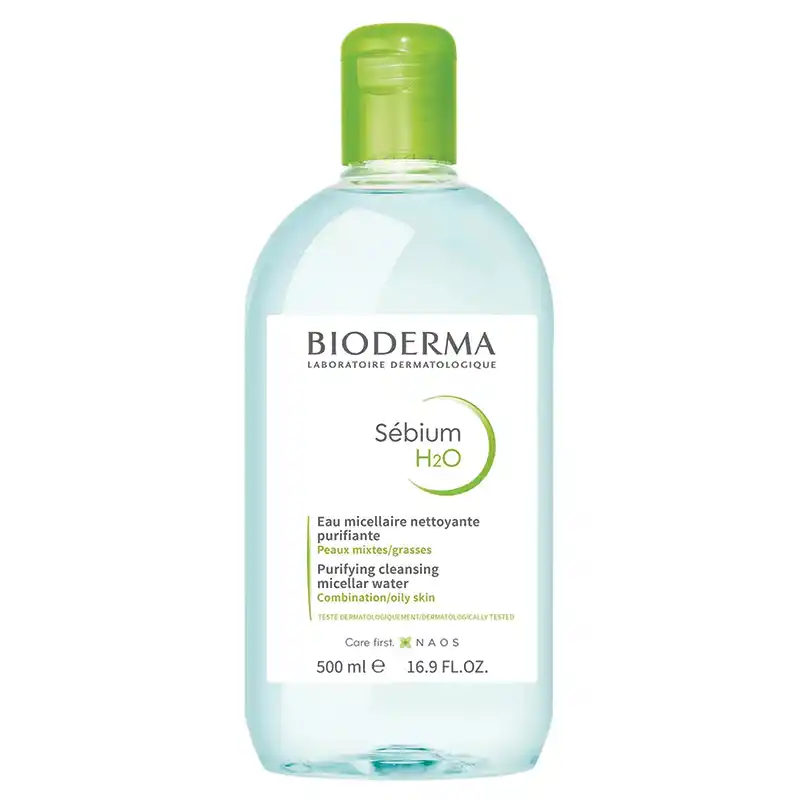 بایودرما میسلار واتر پوست چرب Sébium H2O حجم ۲۵۰ میل