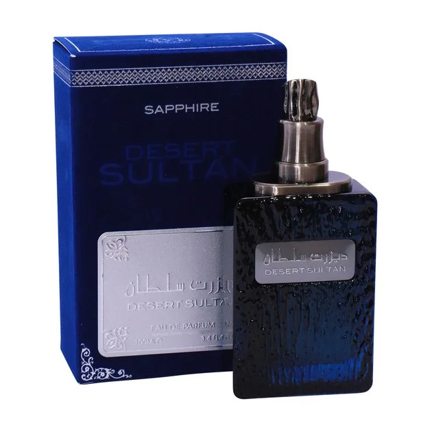 عطر ادکلن عربی دیزرت سلطان سفایر آبی ارض الزعفران | Desert Sultan Sapphire
