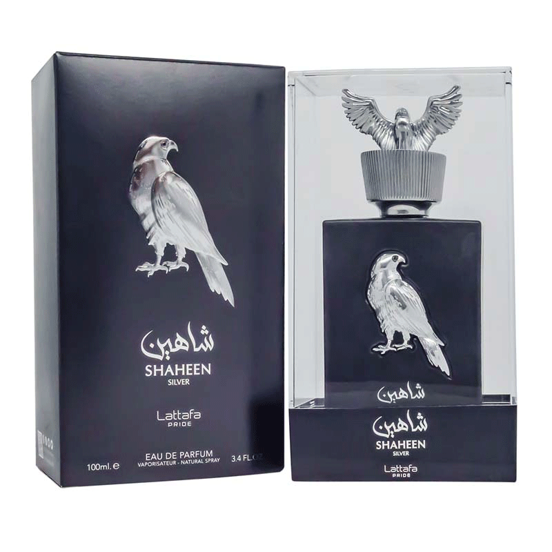 ادکلن شاهین سیلور نقره ای لطافه پراید | Lattafa Pride Shaheen Silver